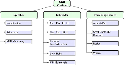Organigramm des GKB